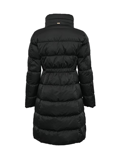Piumino lungo trapuntato Nero Herno | PI002124D 12170Z9300